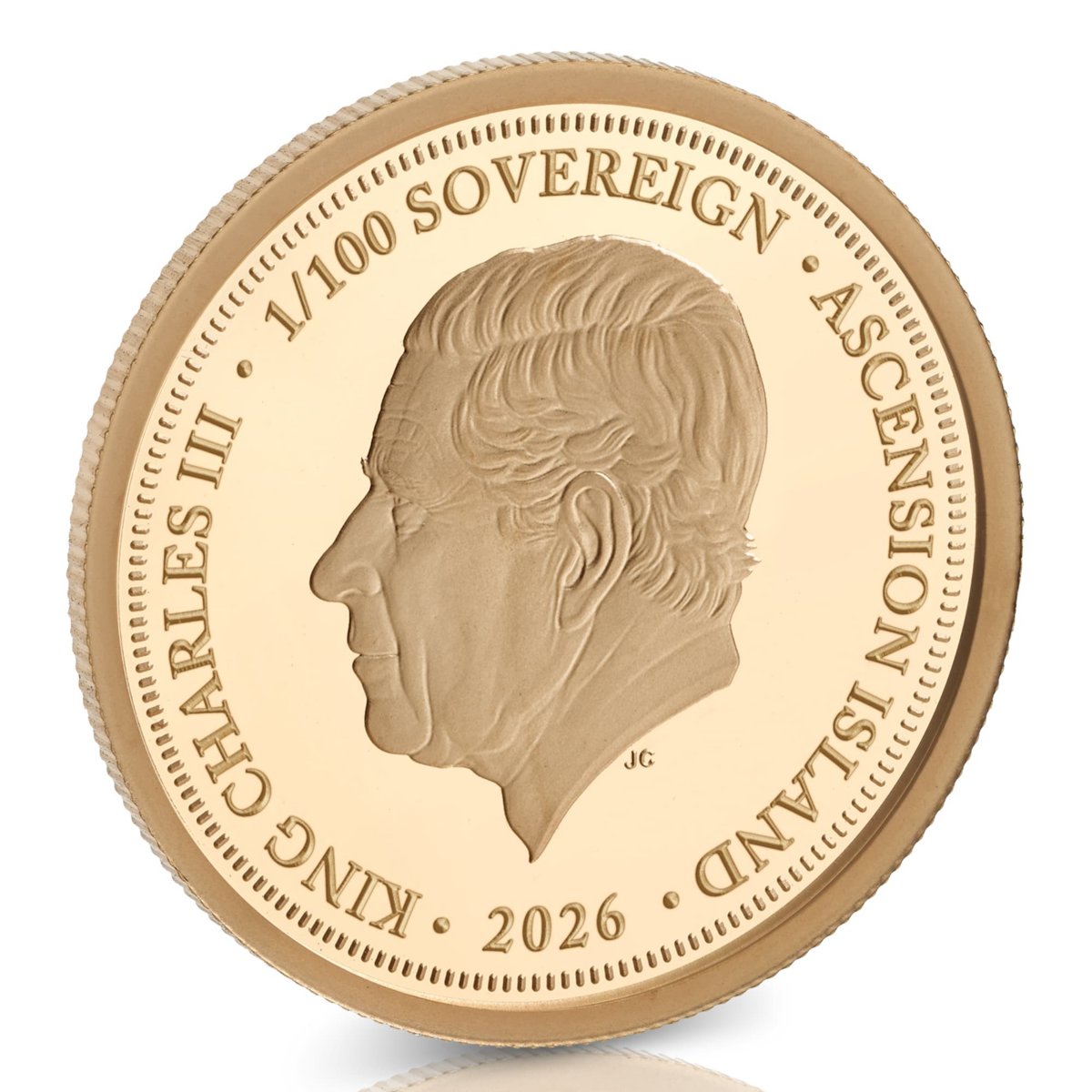 Obverse — King Charles III portrait by Jody Clark